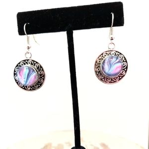 Artisan Pour Painted Snap Earrings